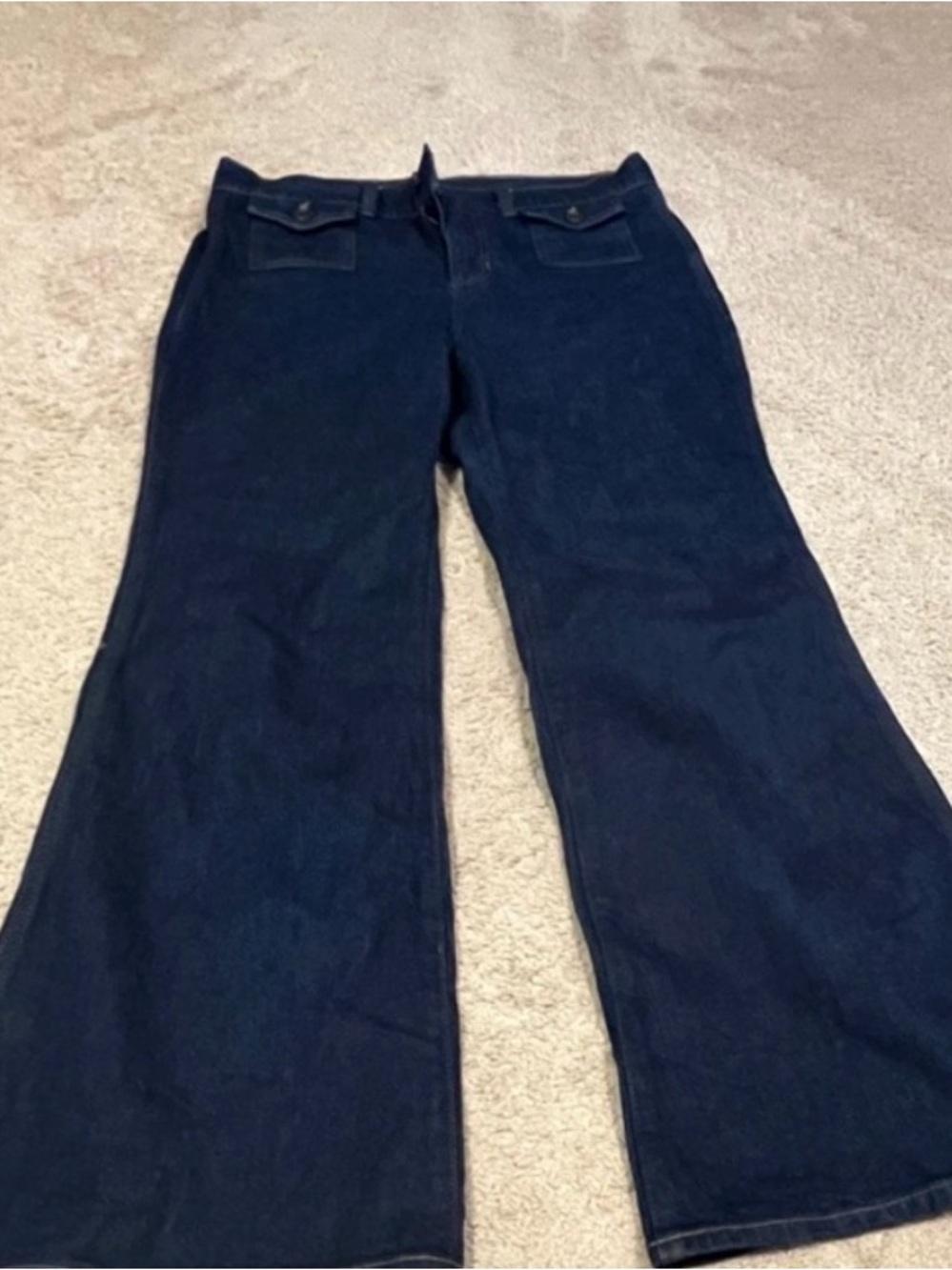 Petite vintage flare jean with flap pockets size 29p jeans from j crew - Picture 4 of 4
